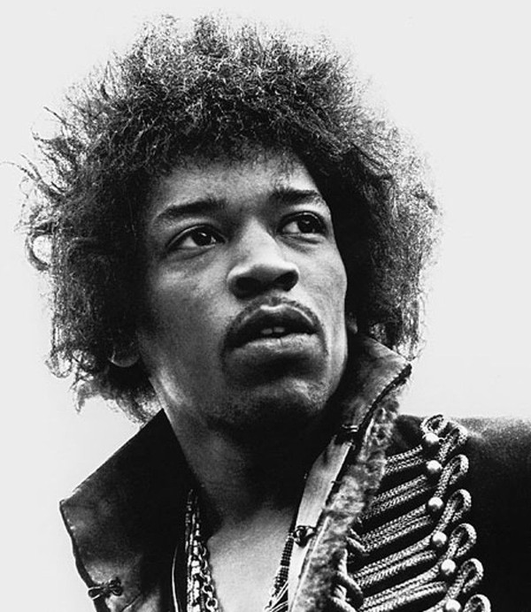Jimi Hendrix Black and White