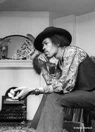 Jimi Hendrix In Hotel Room